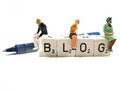 Blog Scrabble People with Pen